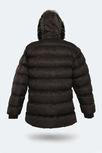 Slazenger HARSHALL Büyük Beden Erkek Palto & Ceket Siyah - Thumbnail