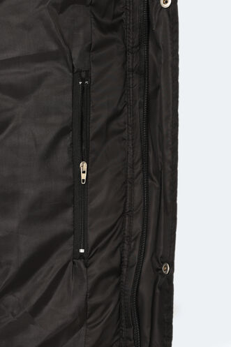 Slazenger HARSHALL Büyük Beden Erkek Palto & Ceket Siyah - Thumbnail