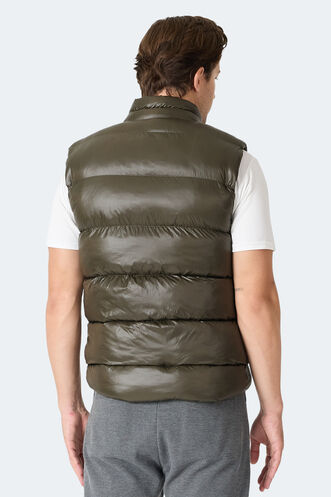 Slazenger HAVARON Erkek Şişme Haki Yelek - Thumbnail