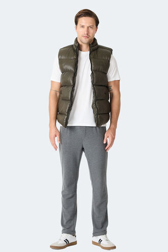 Slazenger HAVARON Erkek Şişme Haki Yelek - Thumbnail