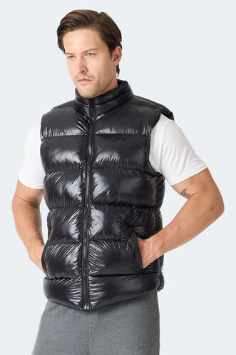 Slazenger HAVARON Erkek Şişme Siyah Yelek - Thumbnail