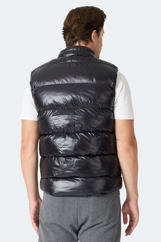 Slazenger HAVARON Erkek Şişme Siyah Yelek - Thumbnail