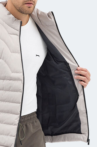 Slazenger HAVONIX Erkek Şişme Bej Yelek - Thumbnail