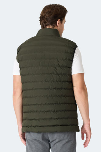 Slazenger HAVONIX Erkek Şişme Haki Yelek - Thumbnail