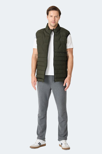 Slazenger HAVONIX Erkek Şişme Haki Yelek - Thumbnail