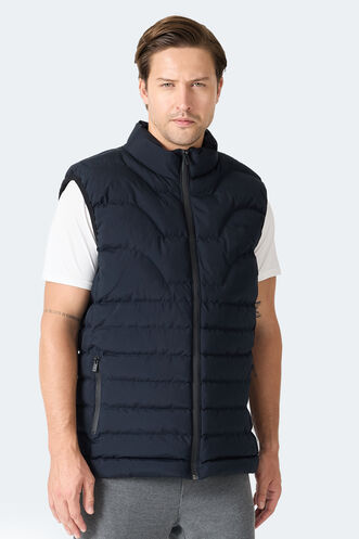 Slazenger HAVONIX Erkek Şişme Lacivert Yelek - Thumbnail