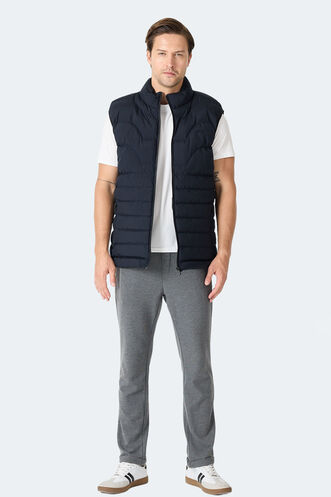 Slazenger HAVONIX Erkek Şişme Lacivert Yelek - Thumbnail