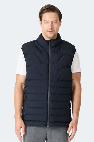 Slazenger - Slazenger HAVONIX Erkek Şişme Lacivert Yelek