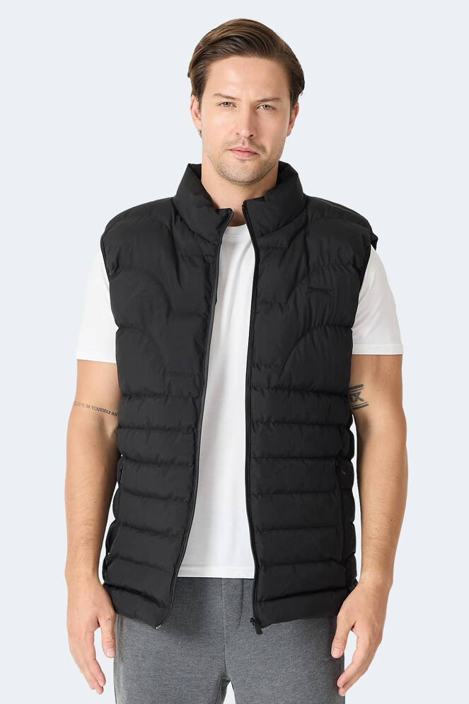 Slazenger HAVONIX Erkek Şişme Siyah Yelek