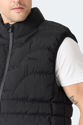 Slazenger HAVONIX Erkek Şişme Siyah Yelek - Thumbnail