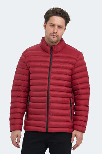 Slazenger - Slazenger HAYDEN IN Erkek Şişme Kırmızı Mont & Kaban