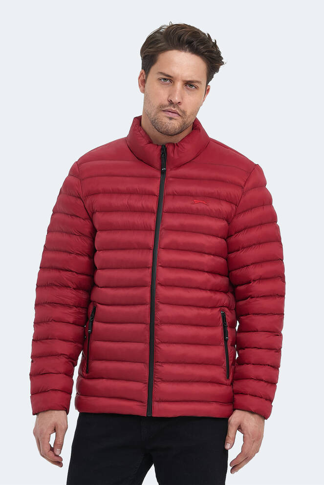 Slazenger HAYDEN IN Erkek Şişme Kırmızı Mont & Kaban