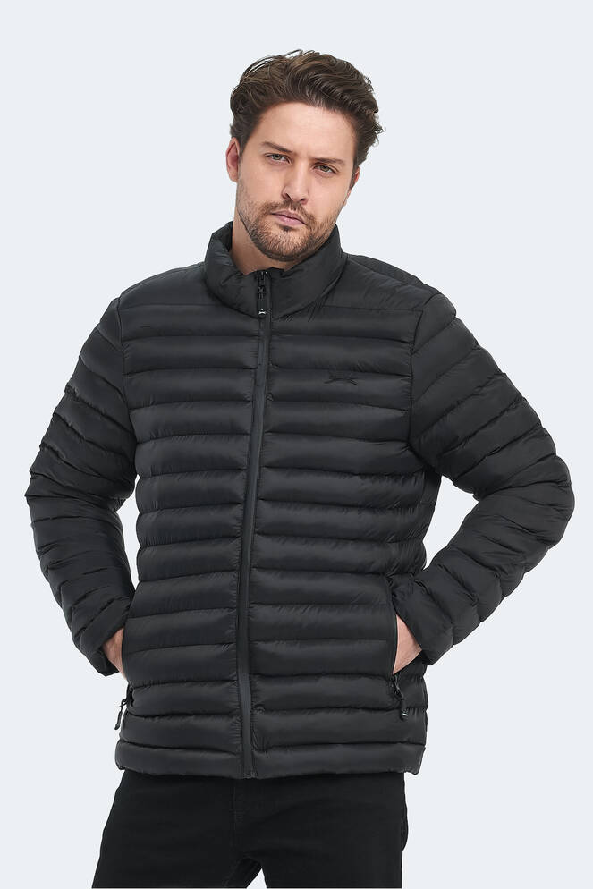 Slazenger HAYDEN IN Erkek Şişme Siyah Mont & Kaban