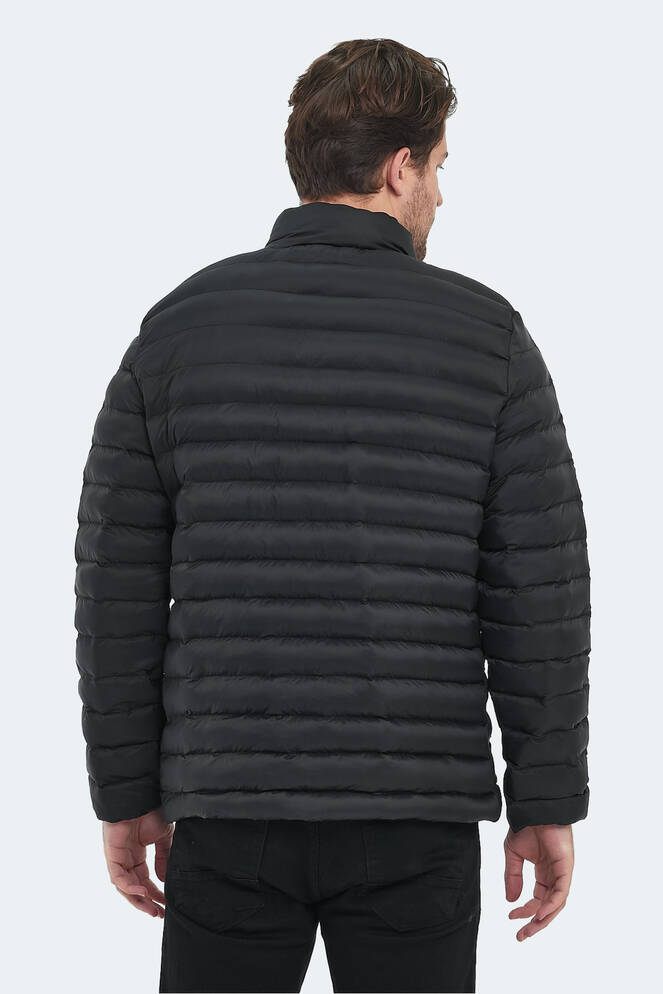 Slazenger HAYDEN IN Erkek Şişme Siyah Mont & Kaban