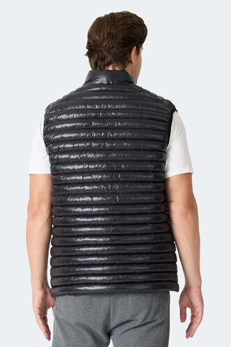 Slazenger HAZAR Erkek Şişme Siyah Yelek - Thumbnail