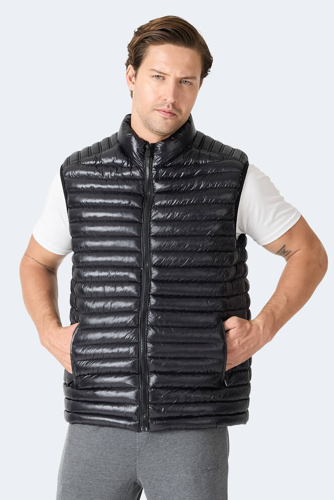 Slazenger HAZAR Erkek Şişme Siyah Yelek