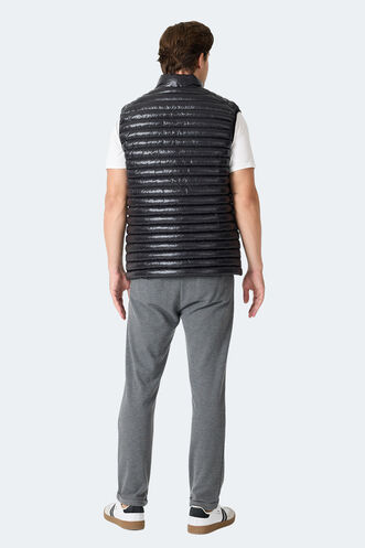 Slazenger HAZAR Erkek Şişme Siyah Yelek - Thumbnail