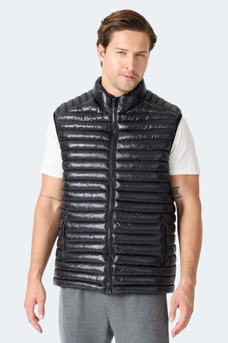 Slazenger HAZAR Erkek Şişme Siyah Yelek - Thumbnail