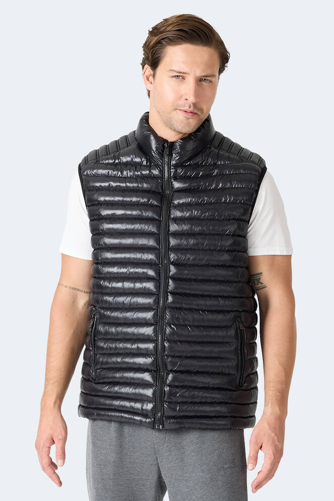 Slazenger HAZAR Erkek Şişme Siyah Yelek