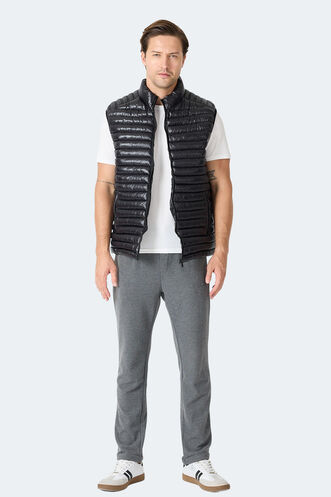 Slazenger HAZAR Erkek Şişme Siyah Yelek - Thumbnail