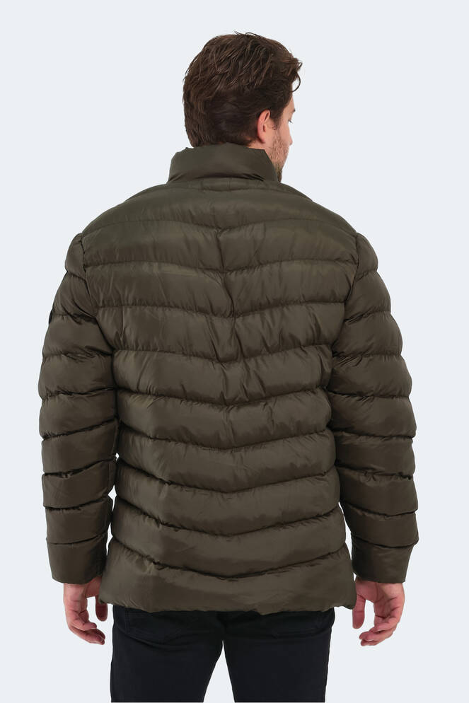 Slazenger HEAR IN Erkek Şişme Haki Mont & Kaban