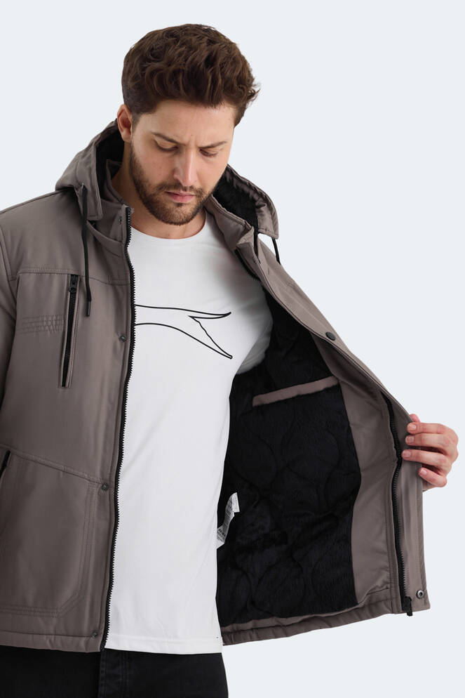 Slazenger HEAVEN Erkek Mont & Ceket Bej