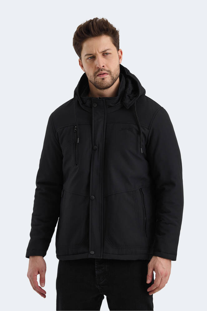 Slazenger HEAVEN Erkek Mont & Ceket Siyah