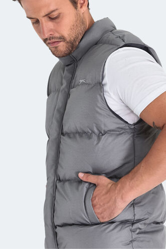 Slazenger HEIDA Men's Vest Dark Grey - Thumbnail