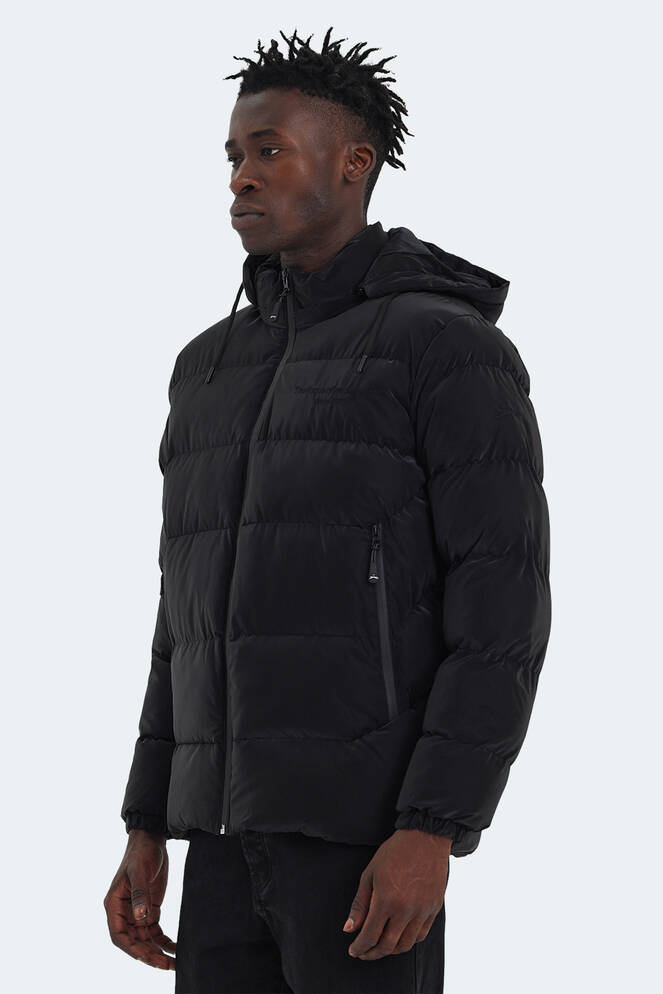 Slazenger HEINER Erkek Mont & Ceket Siyah