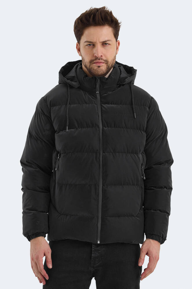 Slazenger HEINER Erkek Mont & Ceket Siyah