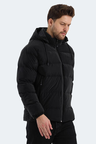 Slazenger HEINER Erkek Mont & Ceket Siyah - Thumbnail