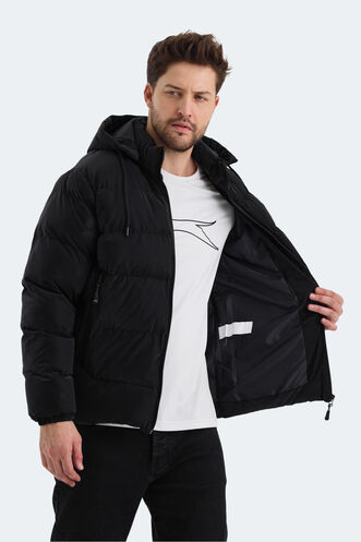 Slazenger HEINER Erkek Mont & Ceket Siyah - Thumbnail