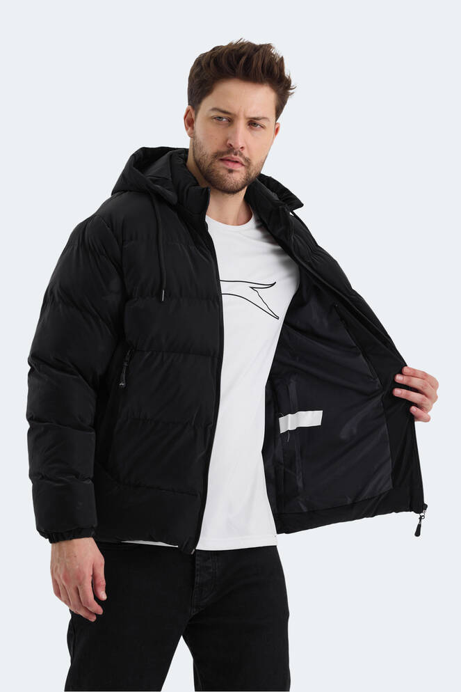 Slazenger HEINER Erkek Mont & Ceket Siyah