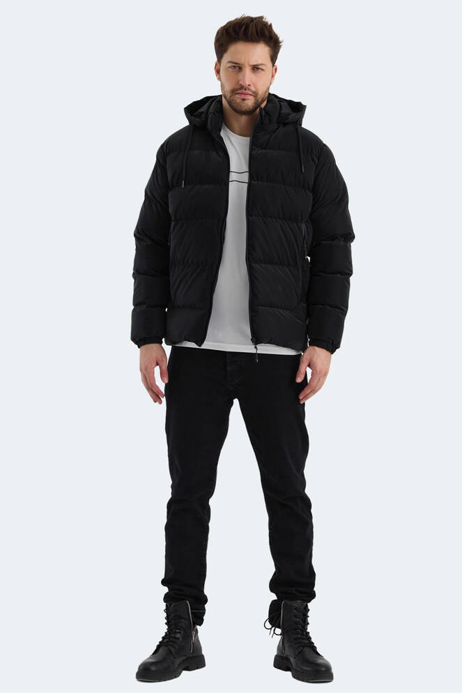 Slazenger HEINER Erkek Mont & Ceket Siyah