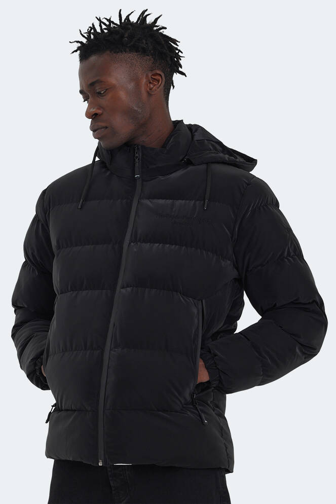 Slazenger HEINER Men's Coat & Jacket Black Slazenger HEINER Men's Coat & Jacket Black