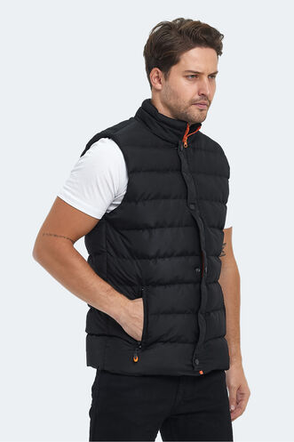 Slazenger HELEN Erkek Yelek Siyah - Thumbnail