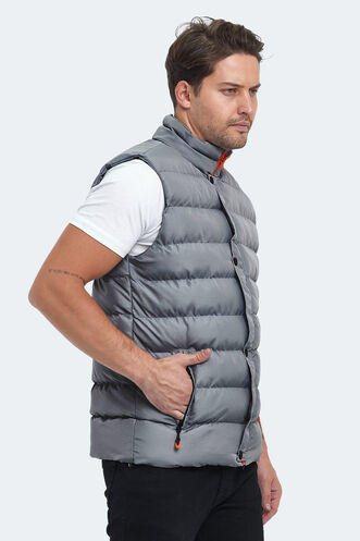 Slazenger HELEN Men's Vest Stone Gray - Thumbnail