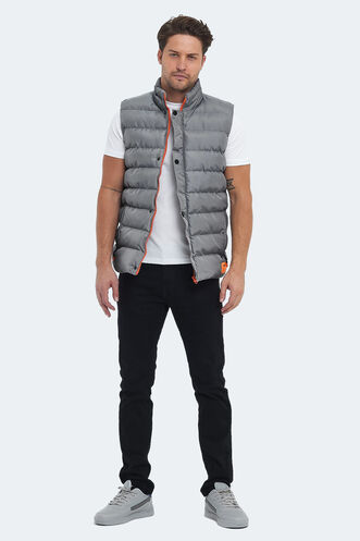 Slazenger HELEN Men's Vest Stone Gray - Thumbnail