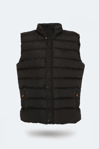 Slazenger HELEN Plus Size Men's Vest Black - Thumbnail