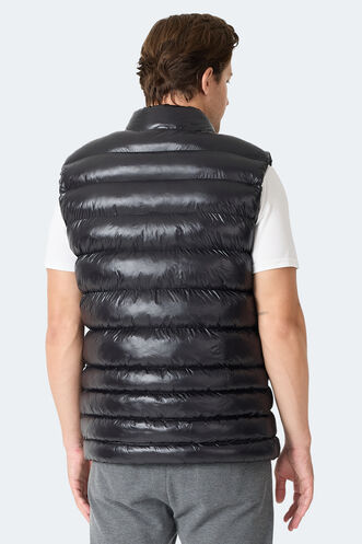 Slazenger HELIORA Erkek Şişme Siyah Yelek - Thumbnail