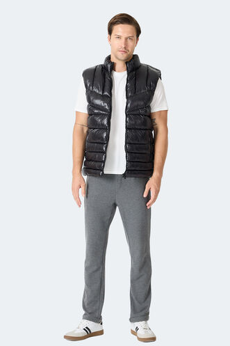 Slazenger HELIORA Erkek Şişme Siyah Yelek - Thumbnail