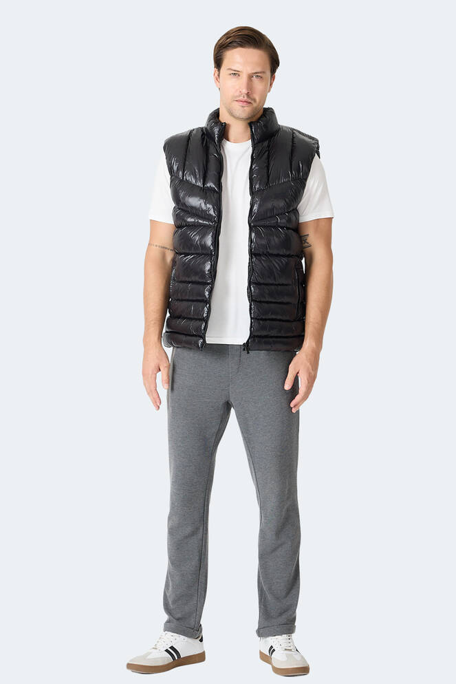 Slazenger HELIORA Erkek Şişme Siyah Yelek