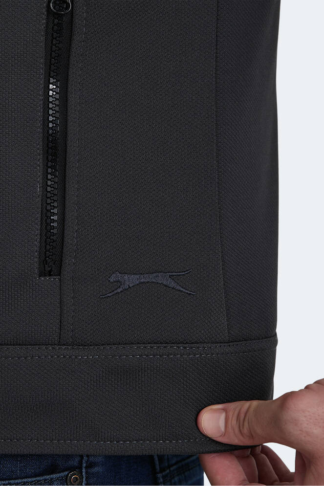 Slazenger HENDRIKKO Men's Coat & Jacket Dark Gray Slazenger HENDRIKKO Men's Coat & Jacket Dark Gray