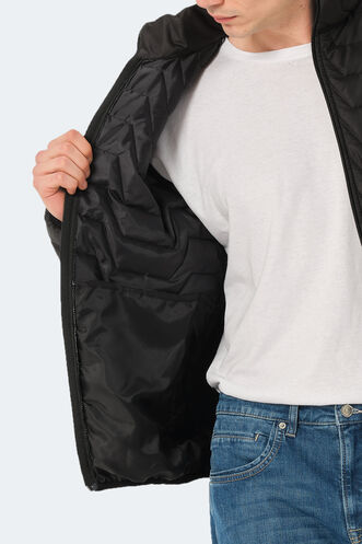 Slazenger HENK Erkek Palto & Ceket Siyah - Thumbnail