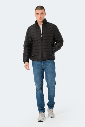 Slazenger HENK Erkek Palto & Ceket Siyah - Thumbnail