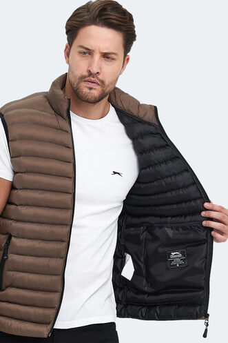 Slazenger HERA Erkek Yelek Bej - Thumbnail