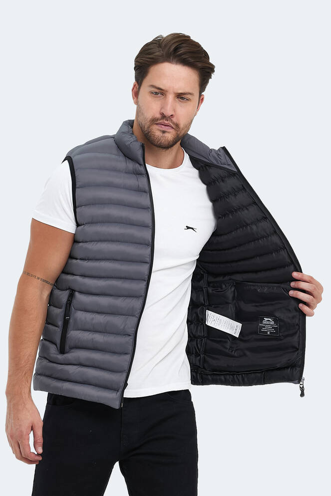 Slazenger HERA Erkek Yelek Taş Gri