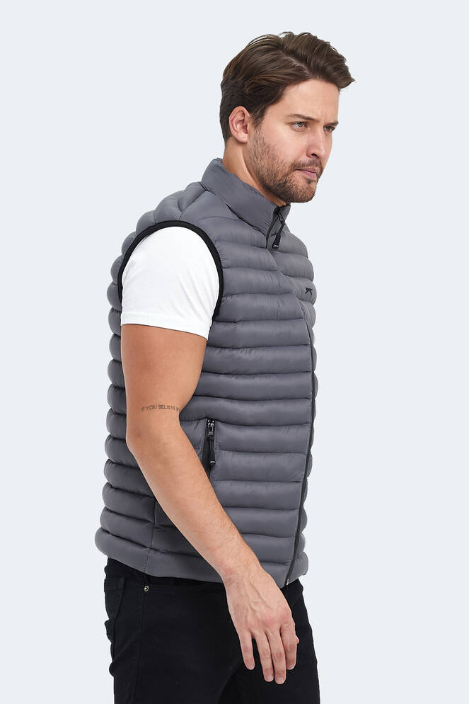 Slazenger HERA Erkek Yelek Taş Gri