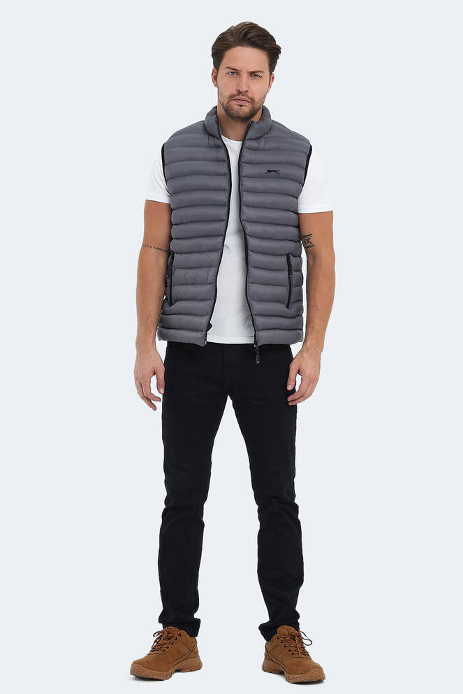 Slazenger HERA Erkek Yelek Taş Gri