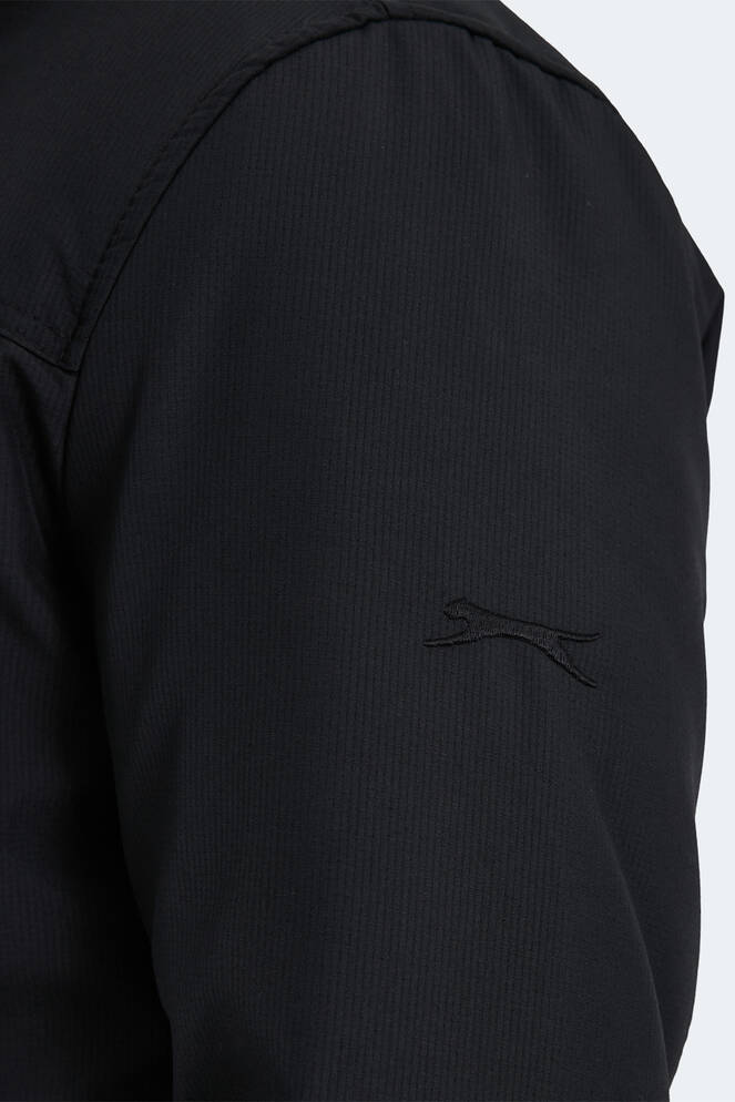 Slazenger HERBIES IN Erkek Kapüşonlu Siyah Mont & Kaban